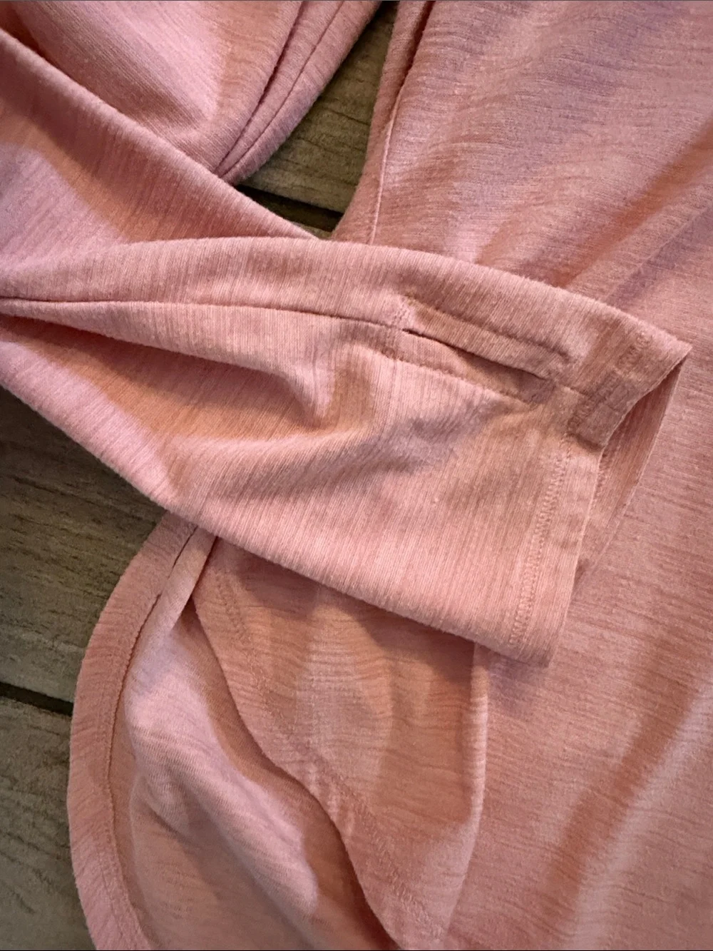 Old Navy Light Pink Long Sleeve Crewneck Top